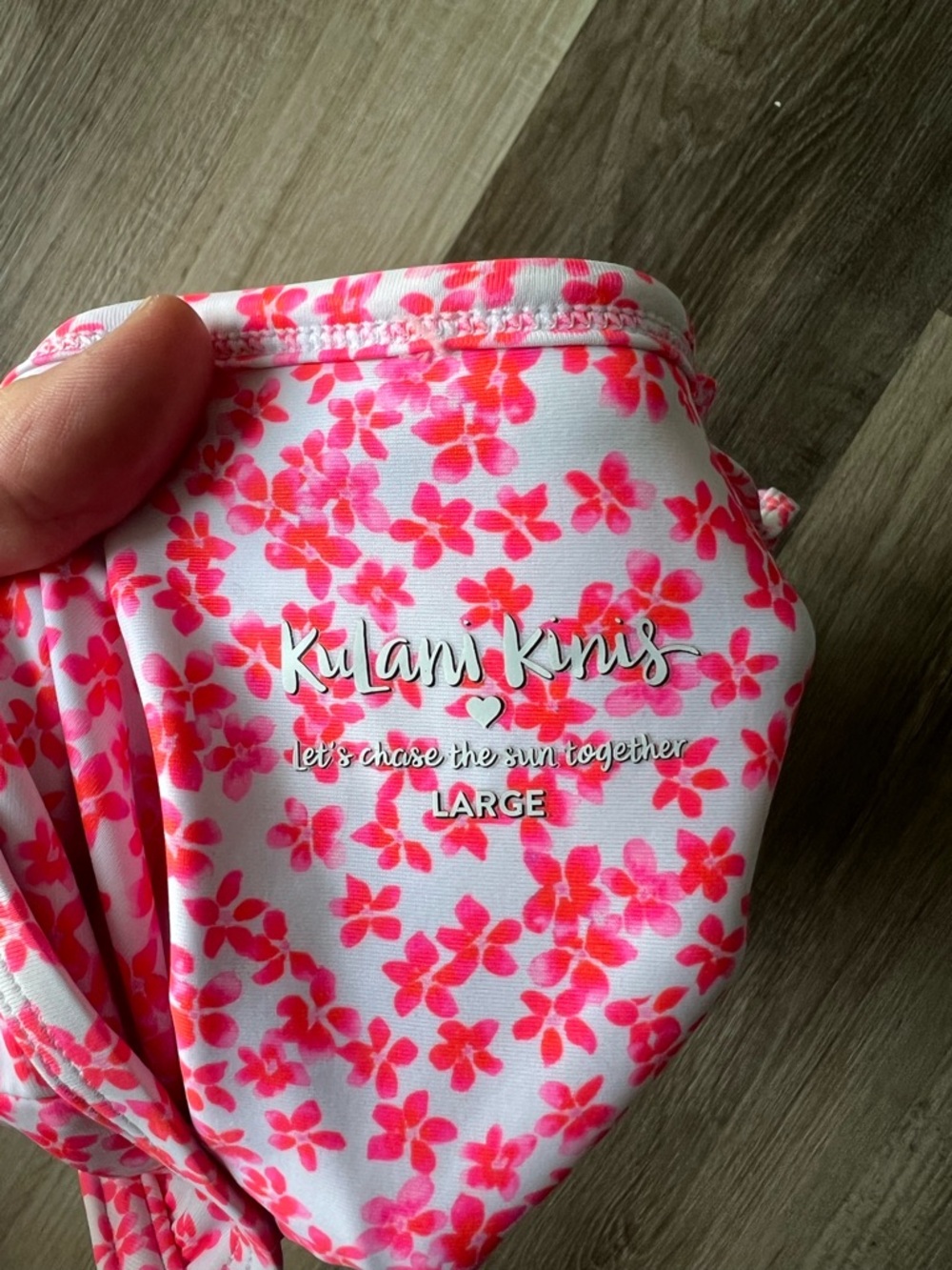 Kulani Kinis Decorative Underwire Cheeky One-Piece Floral size Large - Picture 7 of 11